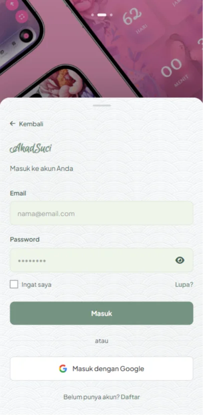 AkadSuci Mobile App